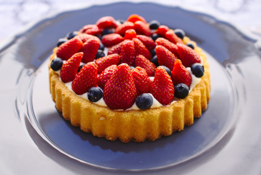 Berries on a Cake